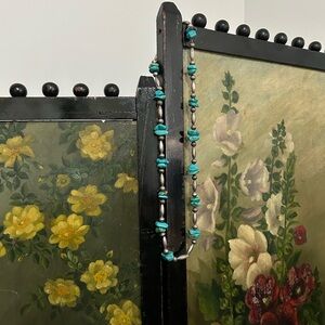 Silver and Turquoise Necklace